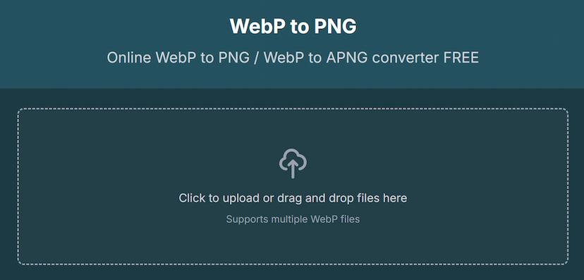 How to Change Webp to Png?